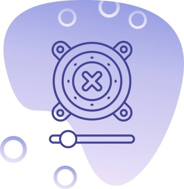 vektör ayarı simgesi, vektör illüstrasyonu