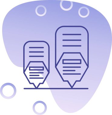 Benzersiz web tasarım simgesi