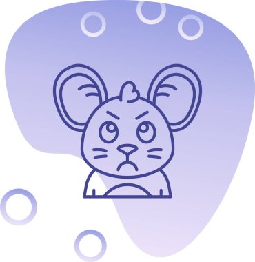 Fare simgesi. Web tasarımı için fare vektör simgesinin basit çizimi