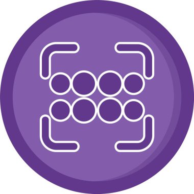 Benzersiz bağlantı vektör simgesi