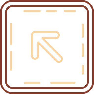 Tahta bir işaretin vektör illüstrasyonu