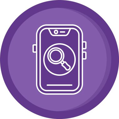 cep telefonu simgesi. vektör illüstrasyonu