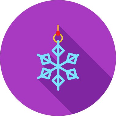 Kar taneleri. Web simgesi vektör illüstrasyonu