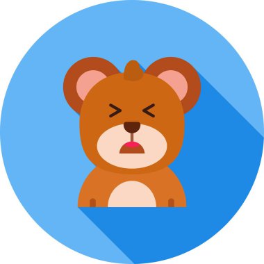 vektör şirin düz simge