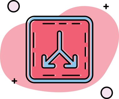 ok yönü sağ simge tasarımı