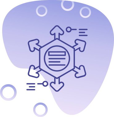 Vektör Beyin simgesi illüstrasyonu