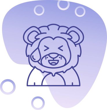 Sevgi dolu bir ayı.