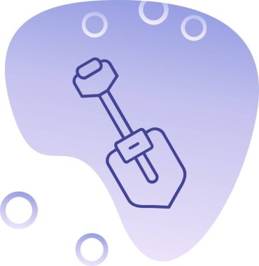 Modern bir simgenin vektör illüstrasyonu