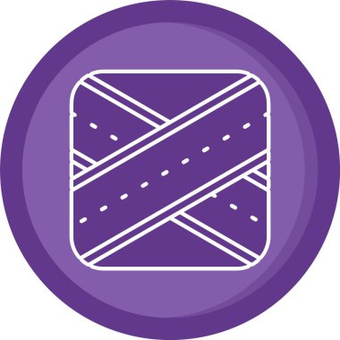 vektör yol simgesi, özet vektör çizimi