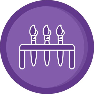 Mum simgesi vektör illüstrasyonu