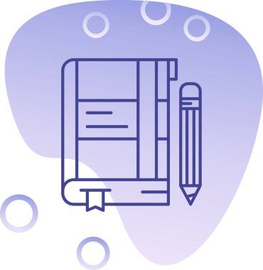 Kalem ve kalem simgesi. Web için yazma ve yazma vektör simgelerinin özeti