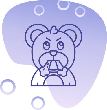 Konuşma baloncuklu sevimli bebek oyuncağı