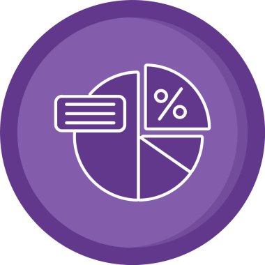 İş ve finans simgesinin vektör illüstrasyonu