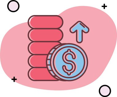 İş ve finans vektör illüstrasyonu