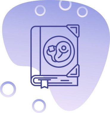 Modern simgenin vektör illüstrasyonu