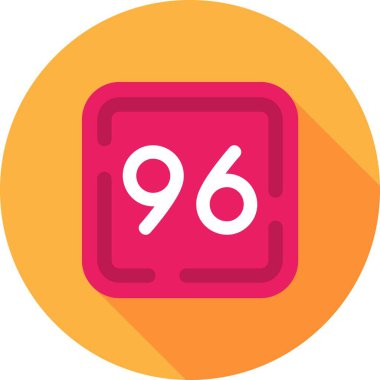 güzel 88. sembol vektör simgesi