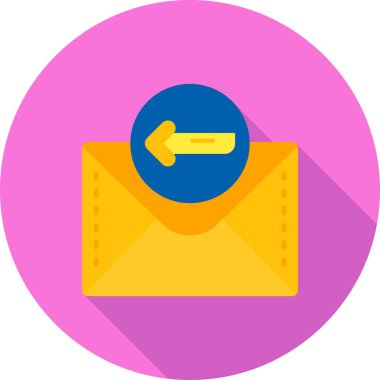 Zarf posta vektör simgesi