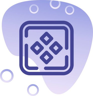 Benzersiz dondurma vektör çizgisi simgesi