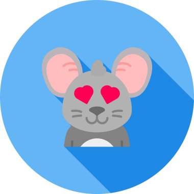 Fare. Web simgesi basit illüstrasyon