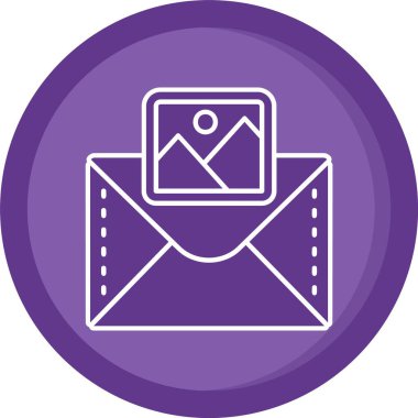 e- posta simgesi, vektör illüstrasyonu