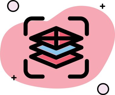 Projeniz için vektör kalp simgesi