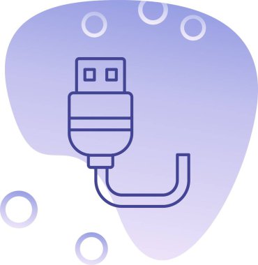 Fiş simgesi, vektör illüstrasyonu basit tasarım