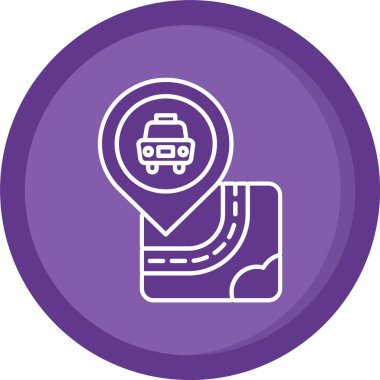 Kişisel ve ticari kullanım için vektör tren simgesi.