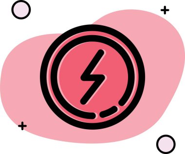 Bir saat simgesinin vektör illüstrasyonu