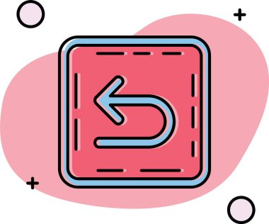 Bir kitap simgesinin vektör illüstrasyonu