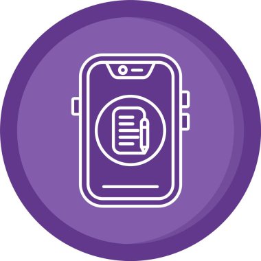 cep telefonu ikonu vektör illüstrasyonu