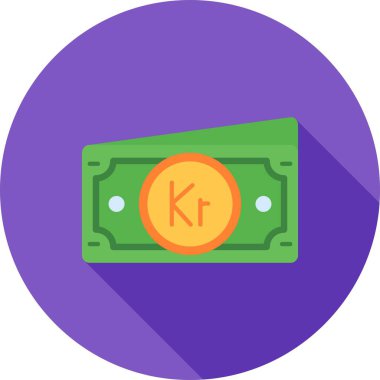 Dolar işareti. düz tasarım