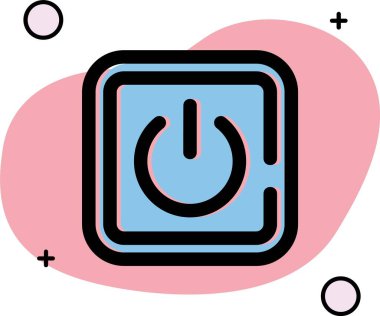 Batarya simgesi tasarım vektörü