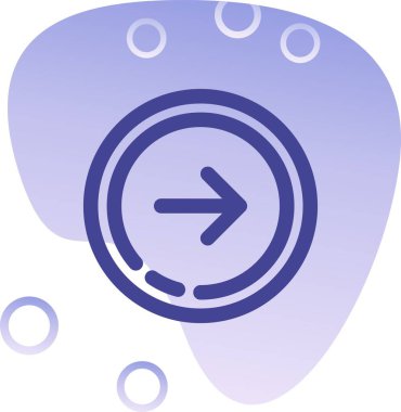 Modern simgenin vektör illüstrasyonu