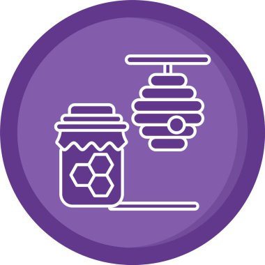 Benzersiz kahve vektörü simgesi