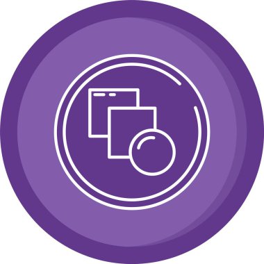 Benzersiz Kamera Vektörü Kabartma Simgesi