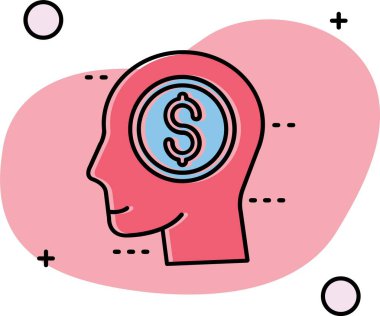 Dolar simgesi tasarım vektörü