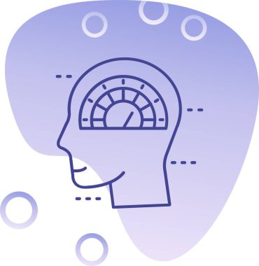 Beyin vektör tasarımı, beyin illüstrasyonu