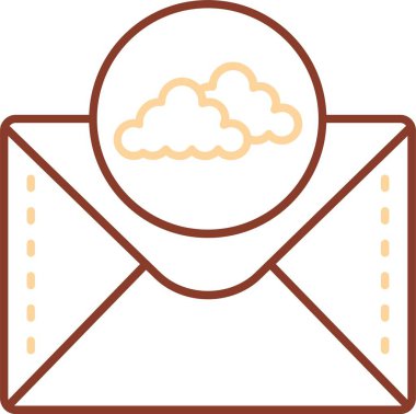 bulut e- posta simgesi