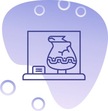 Modern eğitim ikonunun vektör illüstrasyonu