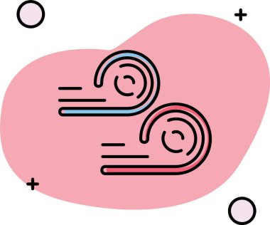 Bir kalp simgesinin vektör illüstrasyonu