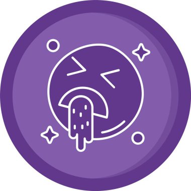 Bir yıldız simgesinin vektör illüstrasyonu