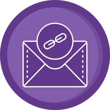 Posta simgesinin vektör illüstrasyonu