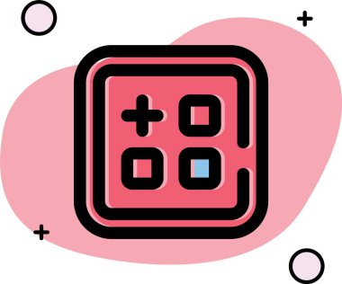 Oyun simgesi için oyun denetleyici. Oyun vektör simgesi düz izole edilmiş düz beyaz için oyun denetleyici