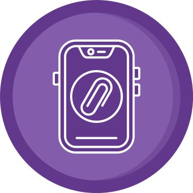 Vektör Mobil simge illüstrasyonu