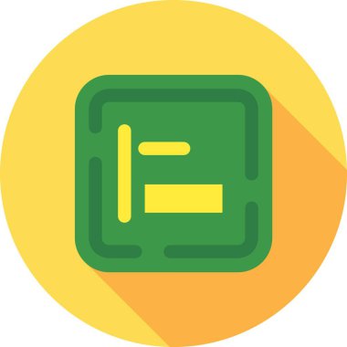 Modern bir simgenin vektör illüstrasyonu