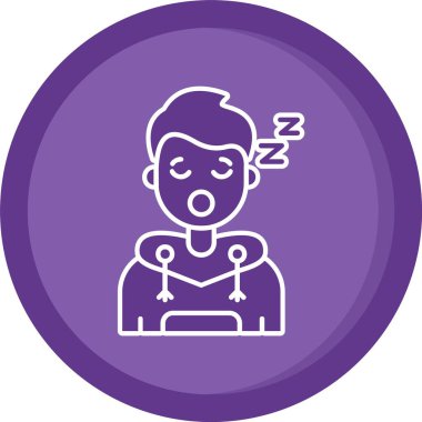 Maskeli bir kızın vektör çizimi