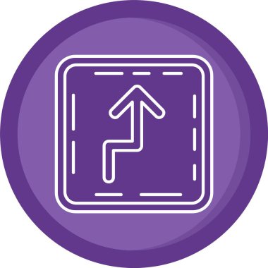 Projeniz için vektör yön simgesi