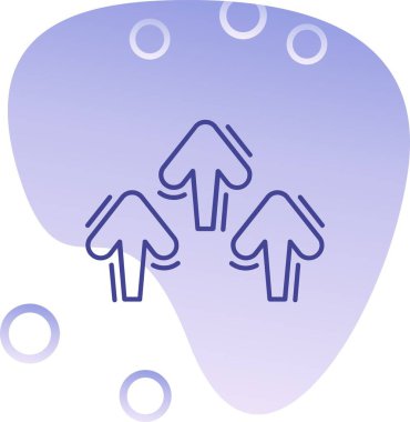 Beyaz ve mavi bir arkaplanın vektör çizimi