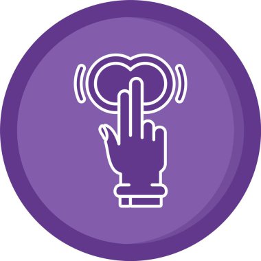 Ampulü tutan bir elin vektör çizimi