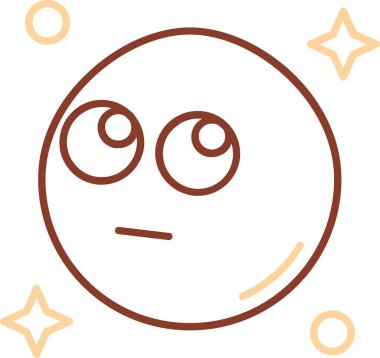 yüz ifadesi simge vektör tasarımı